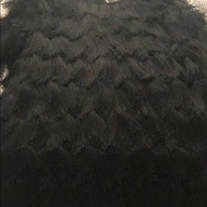 Black top with raffles